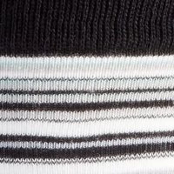 ALFATECH BY ALFANI Mens Black Striipe Dot Dress Crew Socks 7-12 - Picture 2 of 2